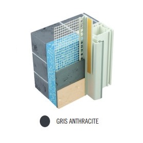 CONEXION REMATE VENTANA COLOR ANTRACITA SATE